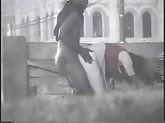 Lesbiana interracial lamiendo y digitación en el dormitorio